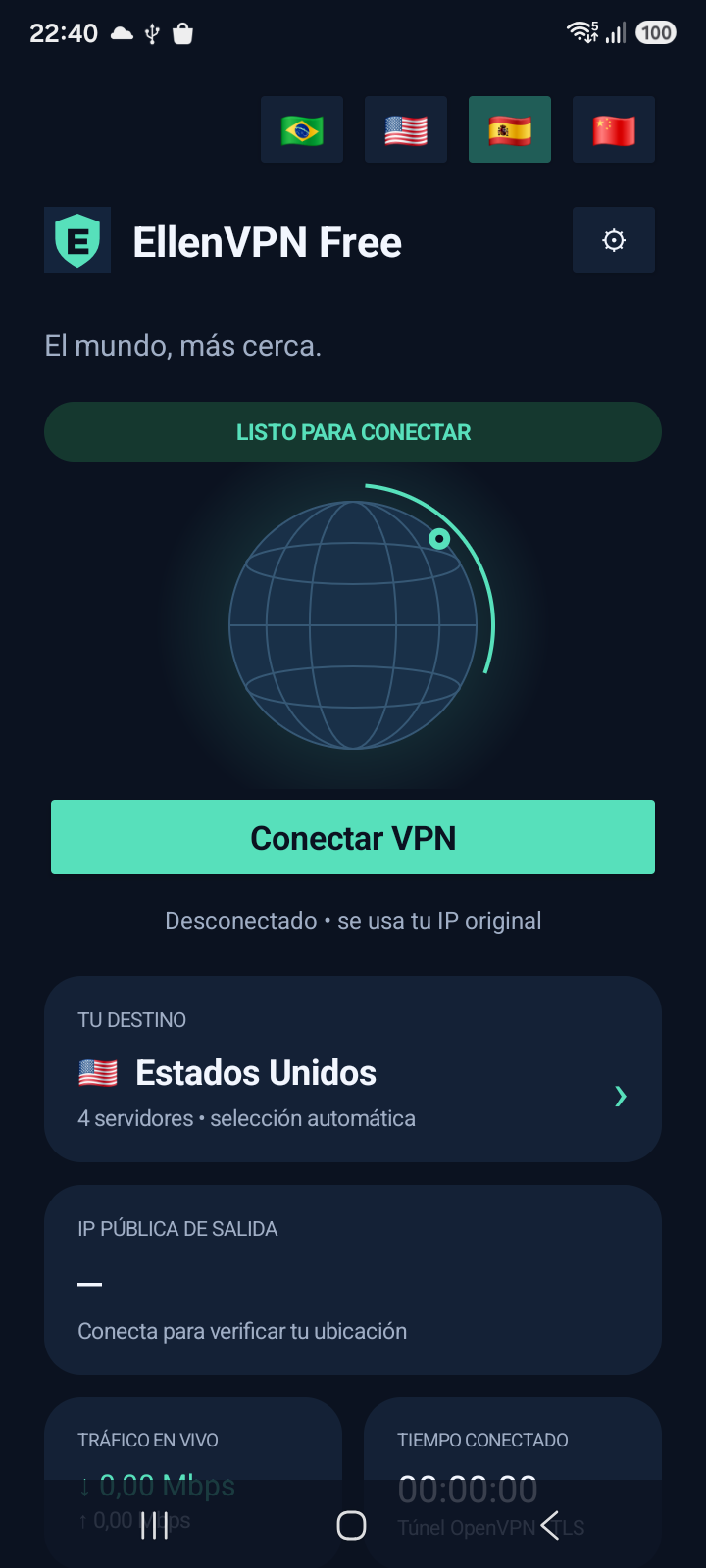 Interfaz real en Android